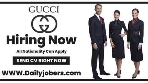 orario di lavoro da gucci|gucci job offers.